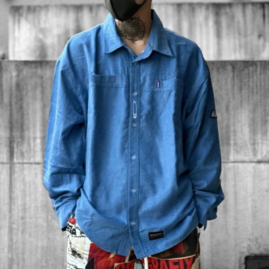 【DEVA STATES】Corduroy Overshirt - ORB (BLUE) BLUE XL
