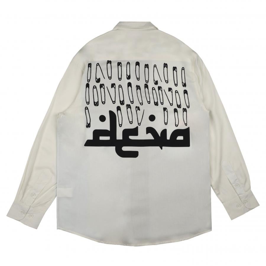 【DEVA STATES】Long Sleeve Shirt - OBSCURE(WHITE) WHITE XL