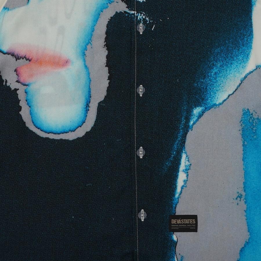 【DEVA STATES】Long Sleeve Shirt - OBSCURE(WHITE) WHITE XL