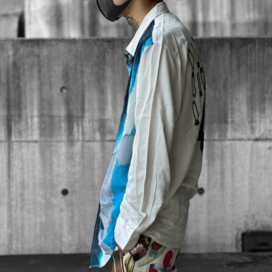 【DEVA STATES】Long Sleeve Shirt - OBSCURE(WHITE) WHITE XL