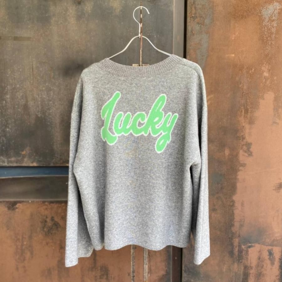 NATASHA ZINKO LUCKY JUMPER GREY GREY XS
