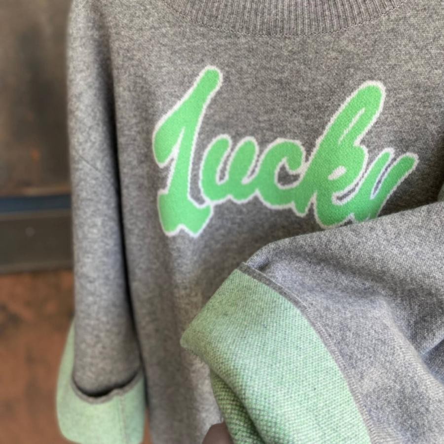 NATASHA ZINKO LUCKY JUMPER GREY GREY XS