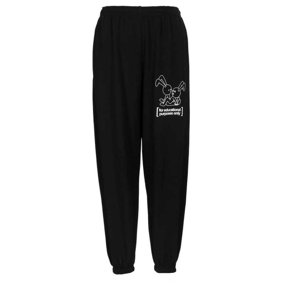 【NATASHA ZINKO】PORNO BUNNY JOGGING PANTS(BLACK) BLACK XXS