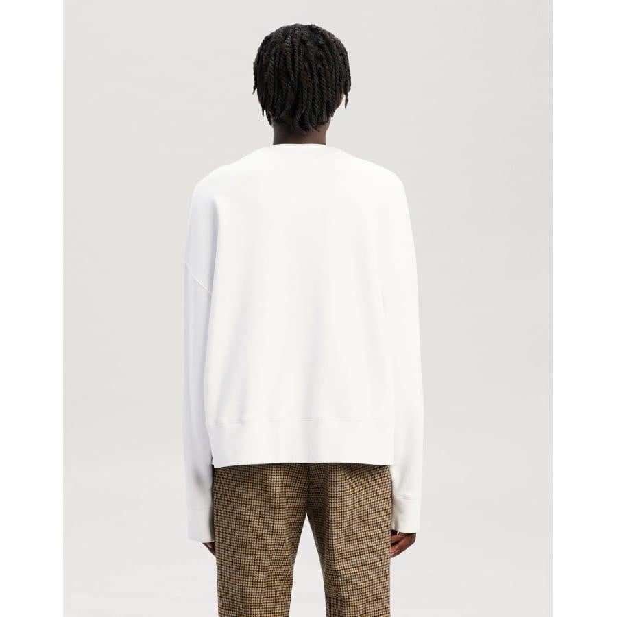 Palm AngelsSIMS X PALM CREWWHITEGREEN WHITE/GREEN XL