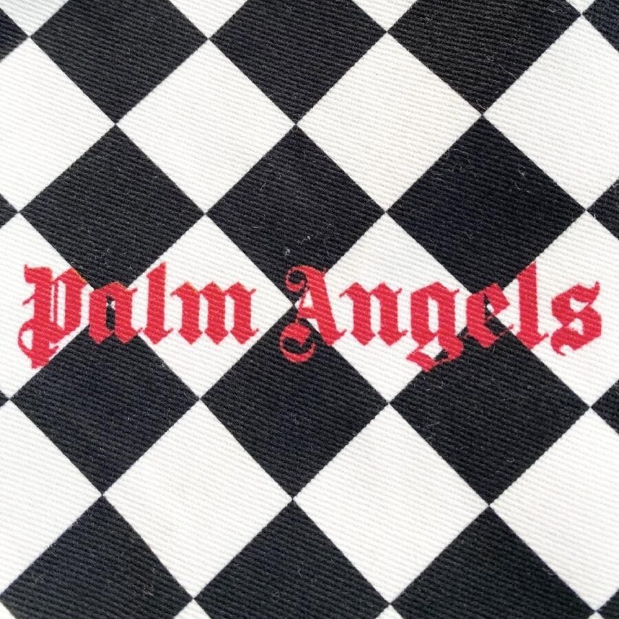 【Palm Angels】DAMIER BUCKET HAT (BLACKRED) BLACK/RED F