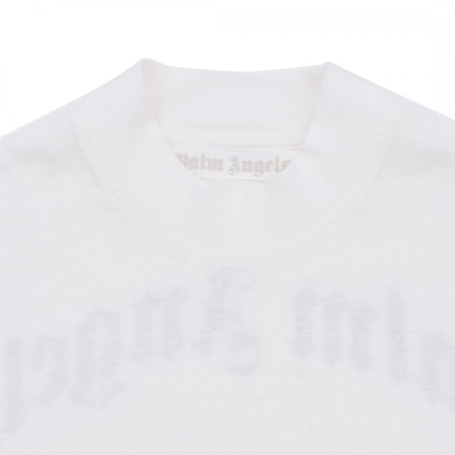【Palm Angels】BURNING T-DRESS(WHITE/RED) WHITE/RED S