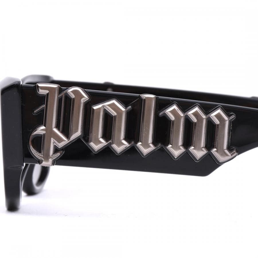 【Palm Angels】LAGUNA SUNGLASSES BLACK/GREY BLACK/GREY F