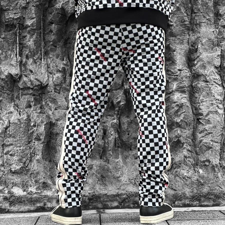 【Palm Angels】JQRDDAMIER CLASSIC TRACKPANTS(BLACK/RED) BLACK/RED S