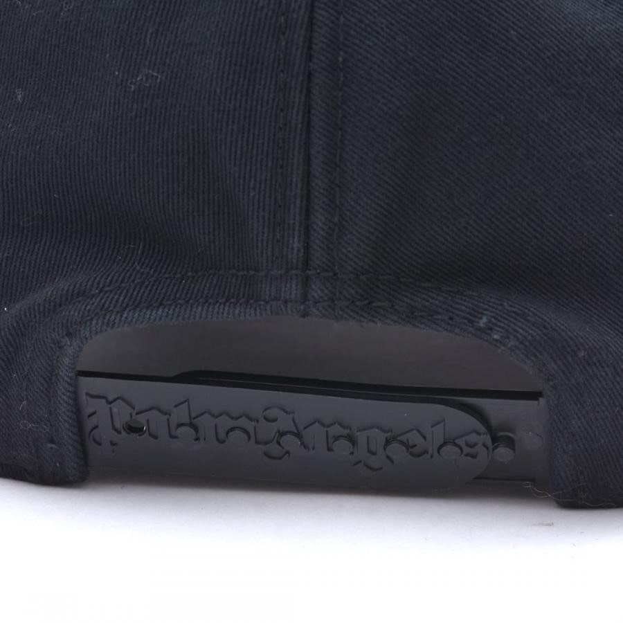 【Palm Angels】BURNING LOGO BASEBALL CAP BLACK/RED BLACK/RED F