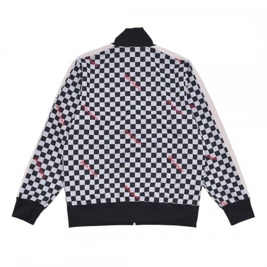 【Palm Angels】JQRD DAMIER CLASSIC TRACKJKT(BLACK/RED) BLACK/RED L