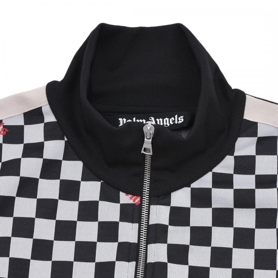 【Palm Angels】JQRD DAMIER CLASSIC TRACKJKT(BLACK/RED) BLACK/RED L