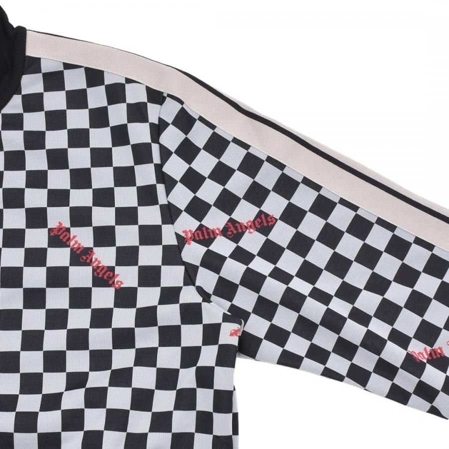 【Palm Angels】JQRD DAMIER CLASSIC TRACKJKT(BLACK/RED) BLACK/RED L