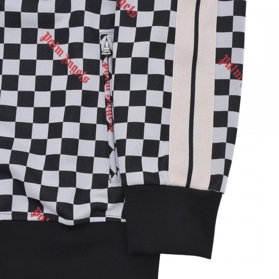 【Palm Angels】JQRD DAMIER CLASSIC TRACKJKT(BLACK/RED) BLACK/RED L