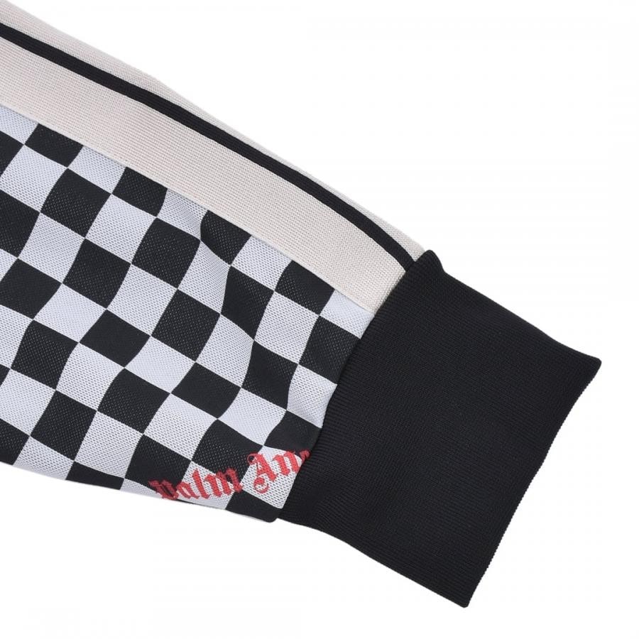 【Palm Angels】JQRD DAMIER CLASSIC TRACKJKT(BLACK/RED) BLACK/RED L