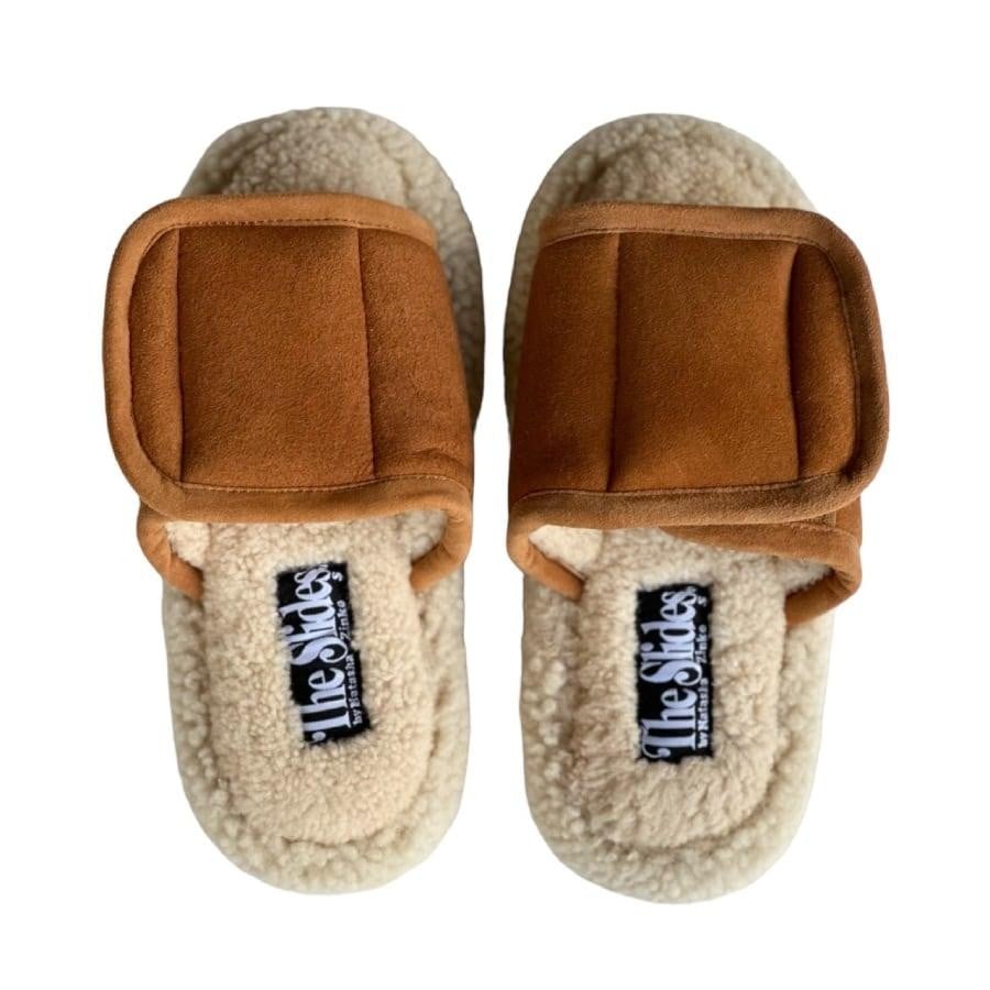 【NATASHA ZINKO】SHEARLING SLIPPERS(NATURAL) NATURAL L