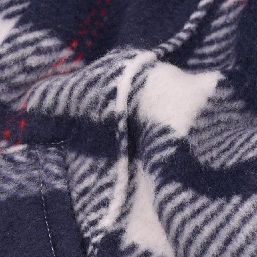 【NATASHA ZINKO】OVERSIZED WOOL CHECK JACKET(BLUE/WHITE) BLUE/WHITE S