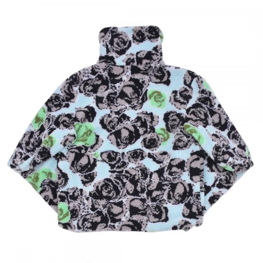 【NATASHA ZINKO】PRINT FLEECE JACKET(BLUE) BLUE S
