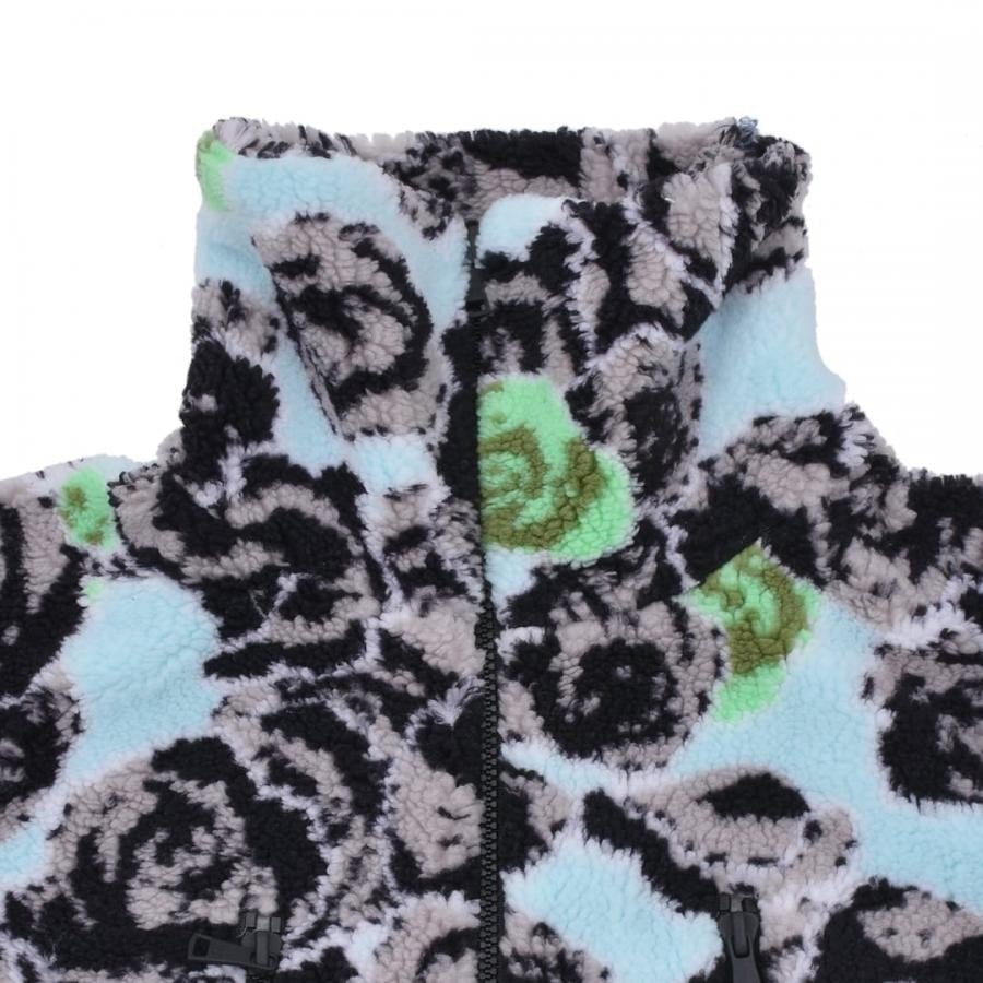 【NATASHA ZINKO】PRINT FLEECE JACKET(BLUE) BLUE S