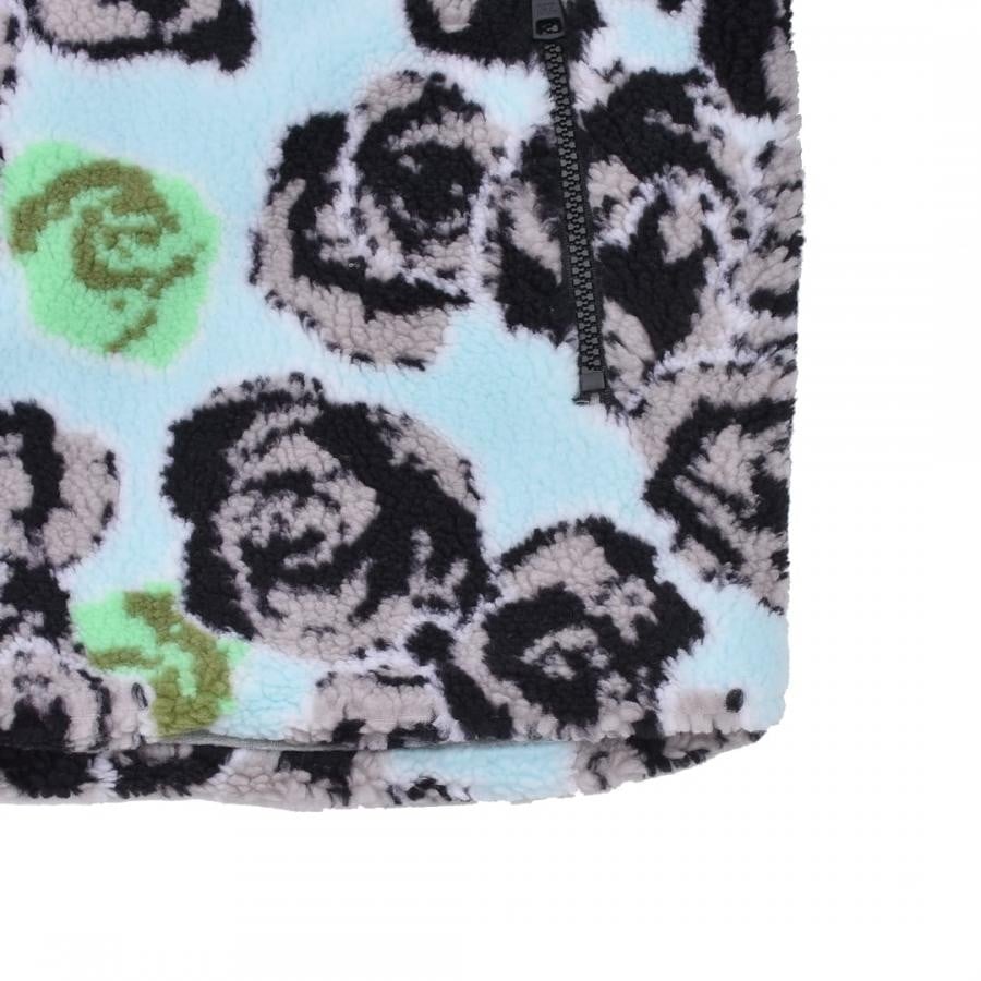 【NATASHA ZINKO】PRINT FLEECE JACKET(BLUE) BLUE S