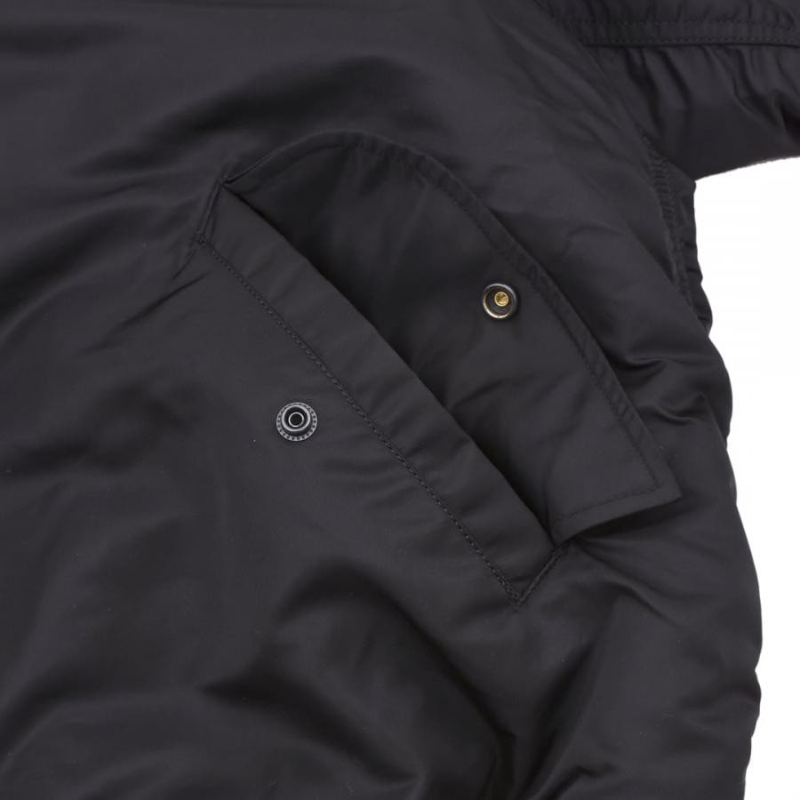 【VETEMENTS】HOODED BOMBER(BLACK) BLACK M