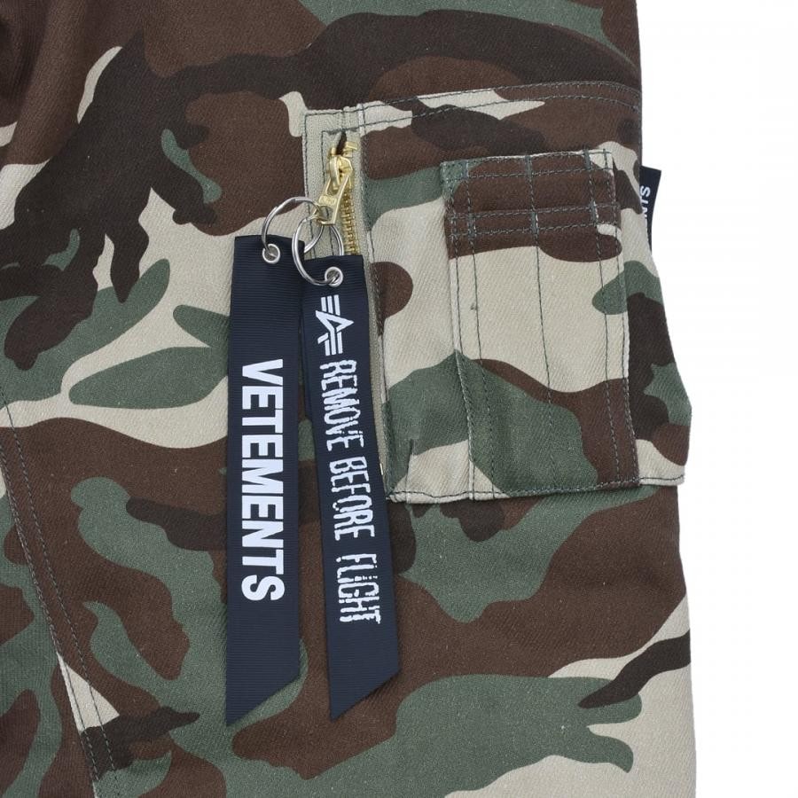 【VETEMENTS】HOODED CAMO BOMBER(CAMO) CAMO XS
