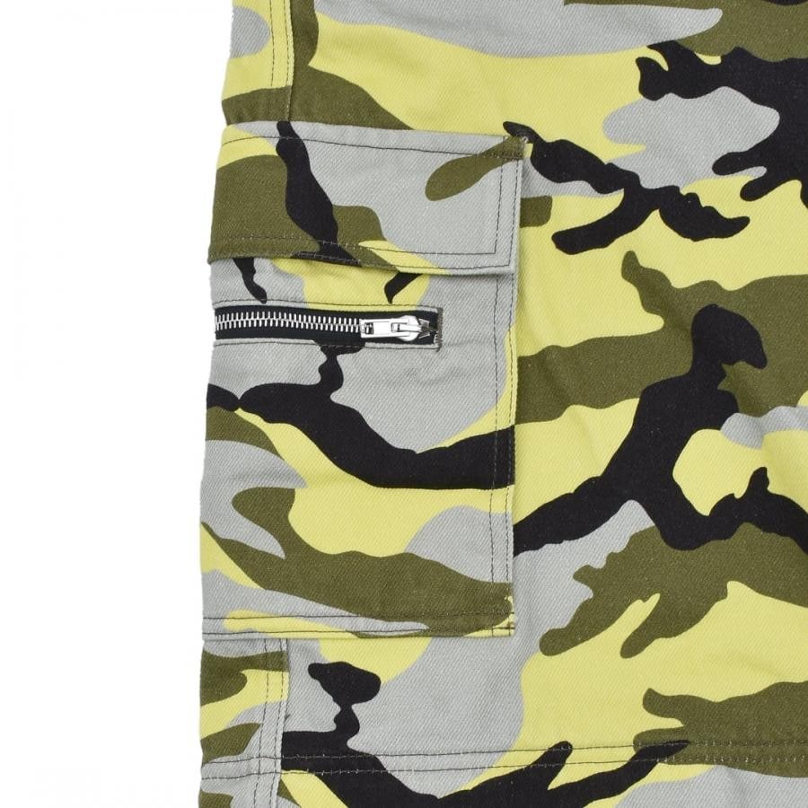 VETEMENTS】NEON CAMO BIG SHAPE TRANSFORMER PANTS(CAMO)(S CAMO