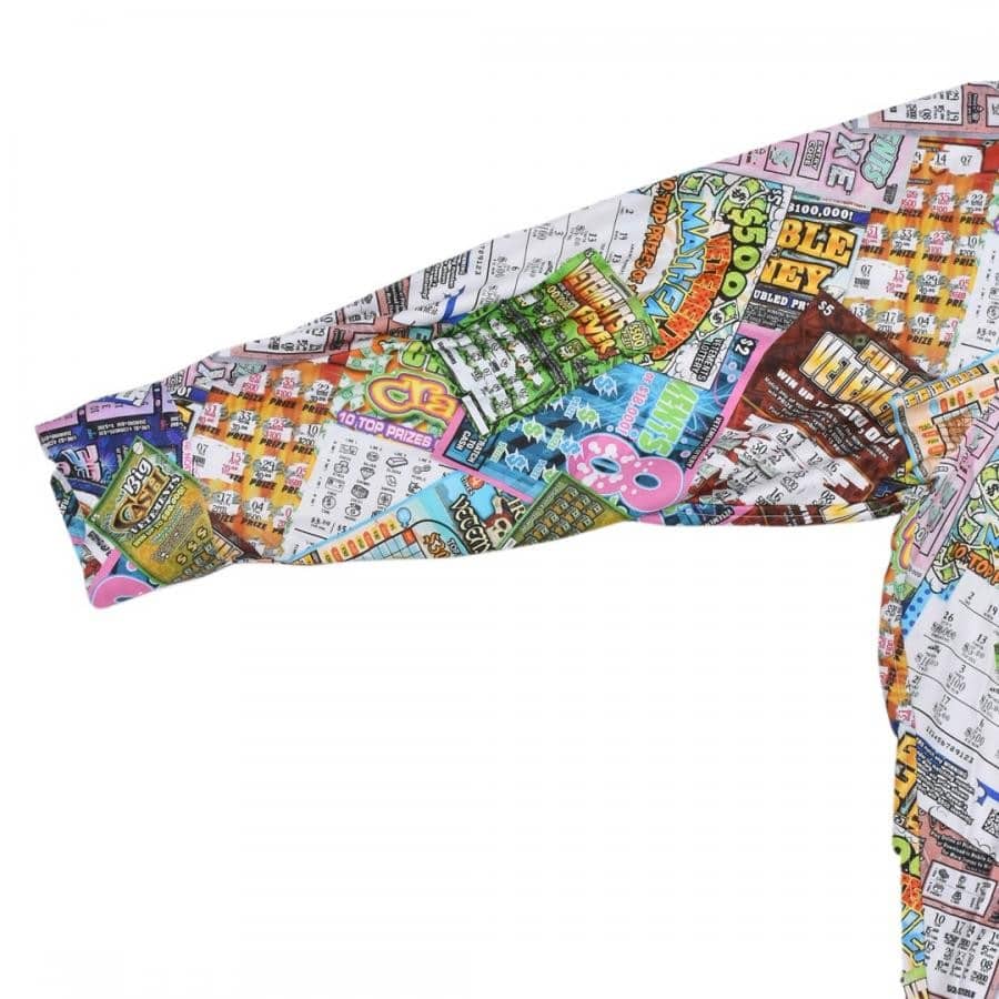 【VETEMENTS】LOTTERY FLUID JERSEY SHIRT(MULTI) MULTI XS