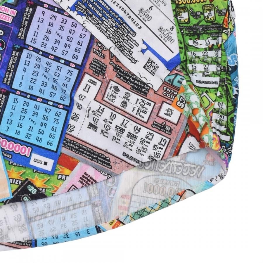 【VETEMENTS】LOTTERY FLUID JERSEY SHIRT(MULTI) MULTI XS