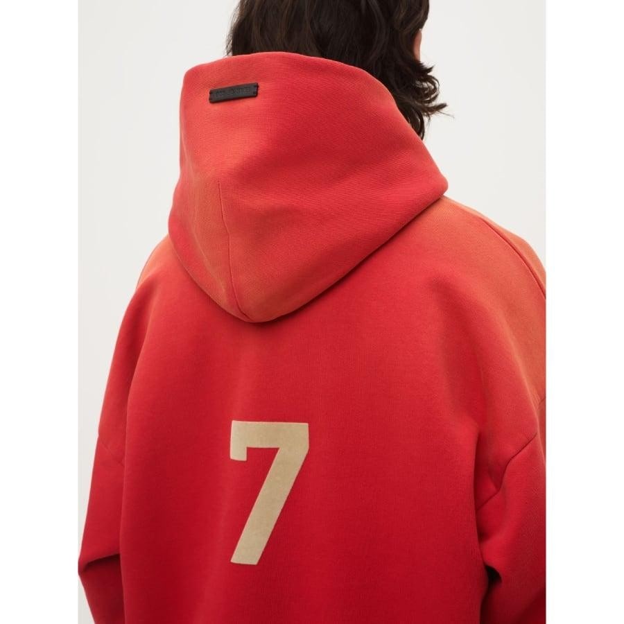 FEAR OF GOD SEVENTH COLLECTION 7 HOODIE RED M