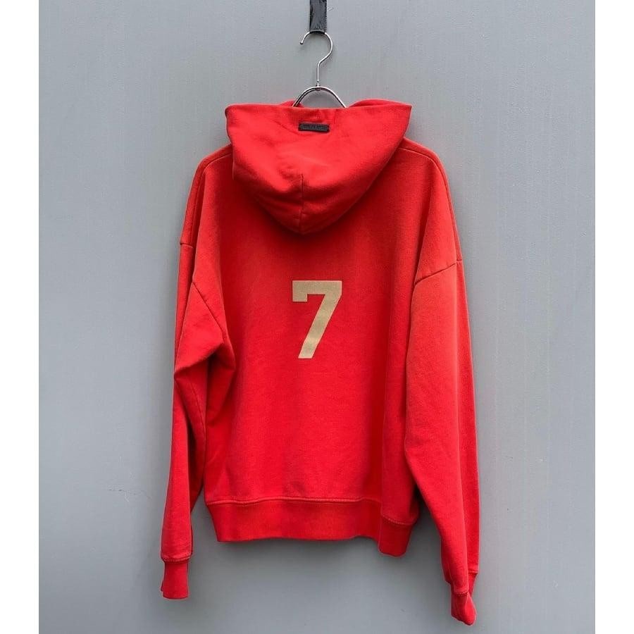 FEAR OF GOD SEVENTH COLLECTION 7 HOODIE RED L