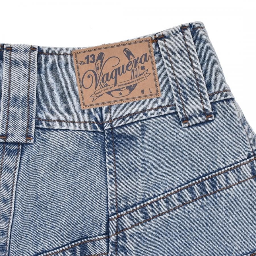 【VAQUERA】WOMENS BABY JEANS WOVEN(BLUE)