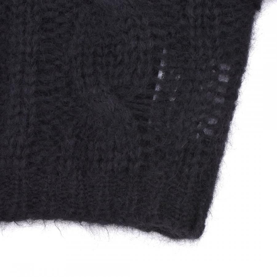 【VAQUERA】WOMENS CABLE KNIT CARDIGAN KNIT(BLACK) BLACK XS