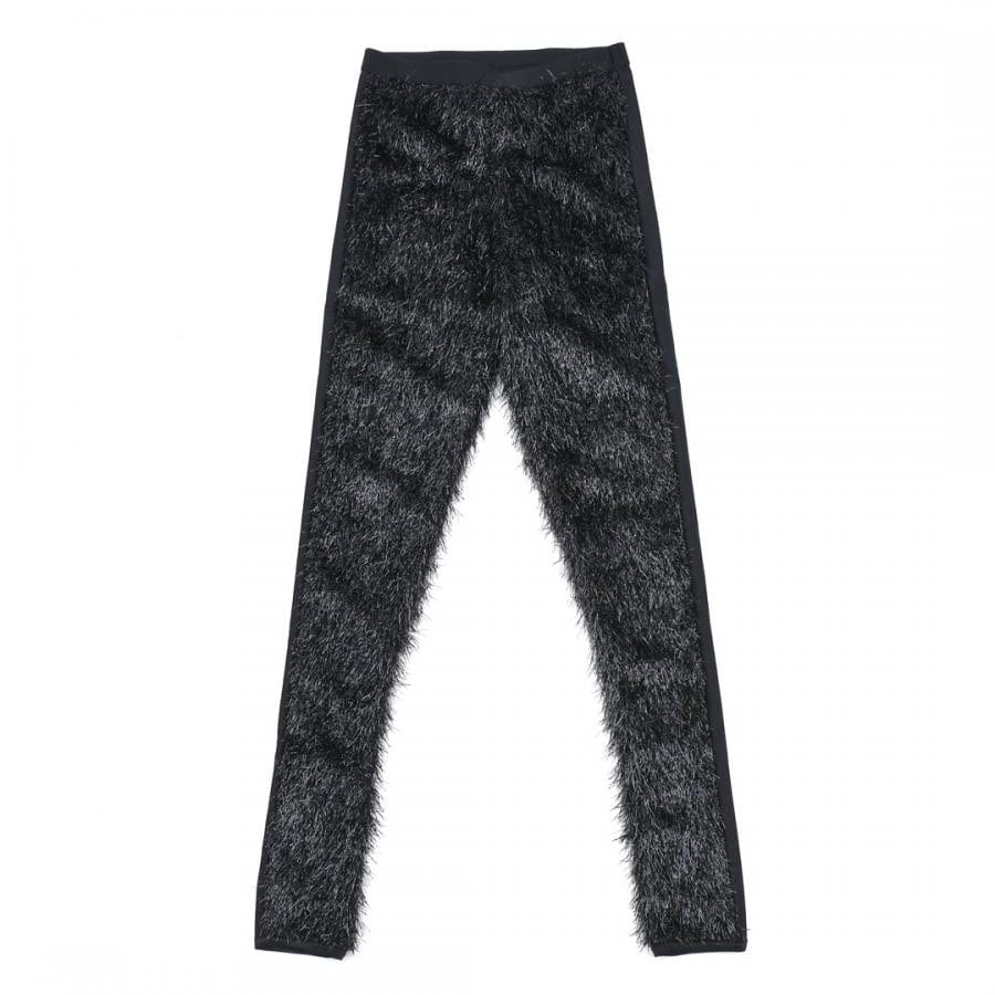 【VAQUERA】WOMENS FRIZZY LEGGINGS KNIT(BLACK) BLACK XS