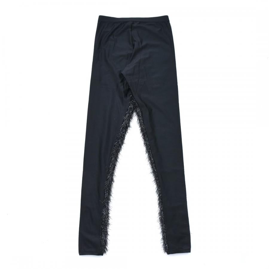 【VAQUERA】WOMENS FRIZZY LEGGINGS KNIT(BLACK) BLACK XS