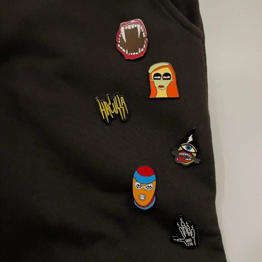 【Haculla】PIN EXPLOSION JOGGER（BLACK） BLACK M