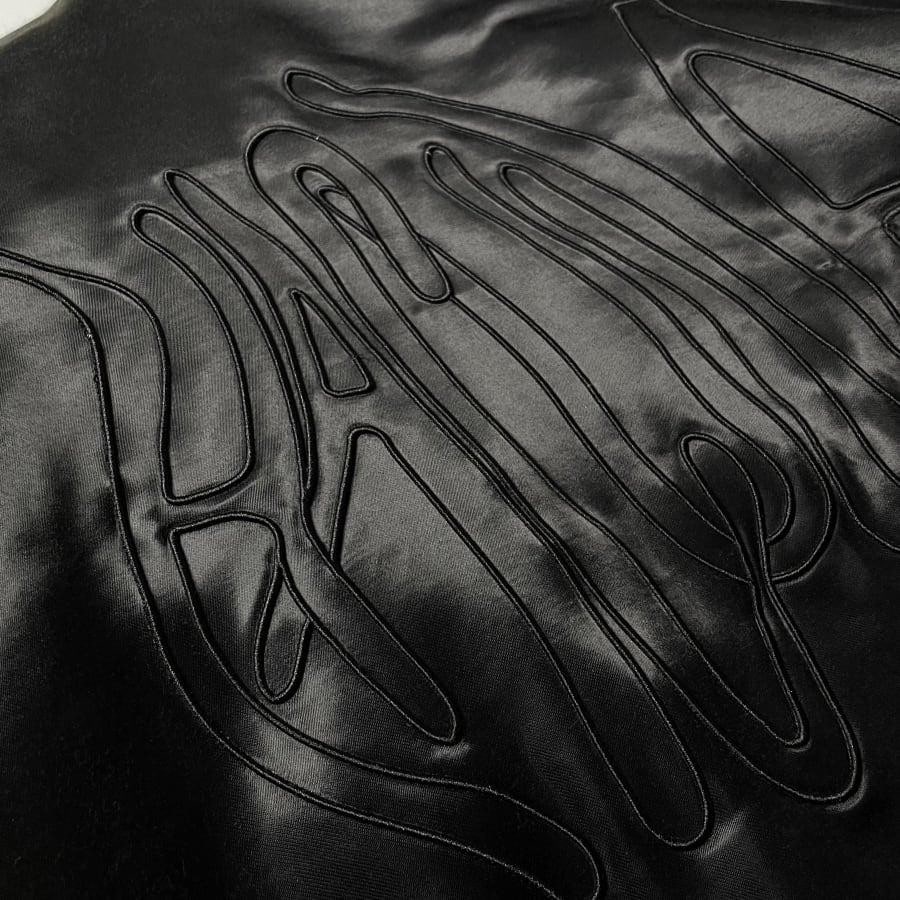 【Haculla】PIN EXPLOSION BOMBER（BLACK） BLACK L