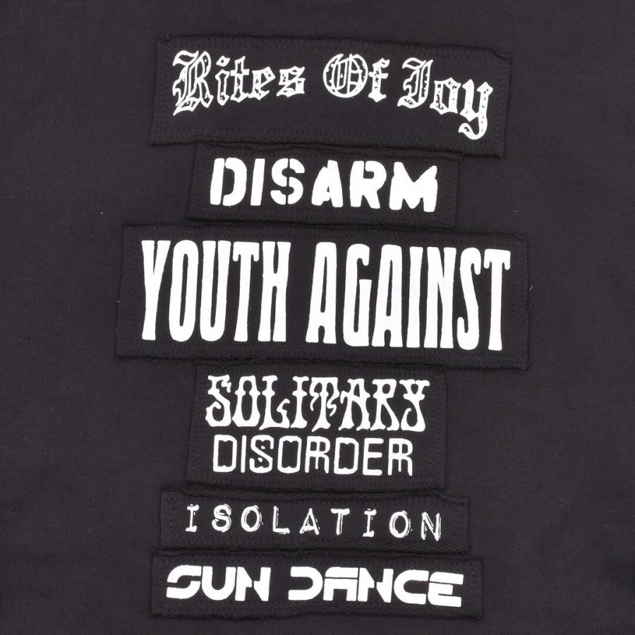 Raf Simons Regular fit hoodie Rites of Joy BLACK XL