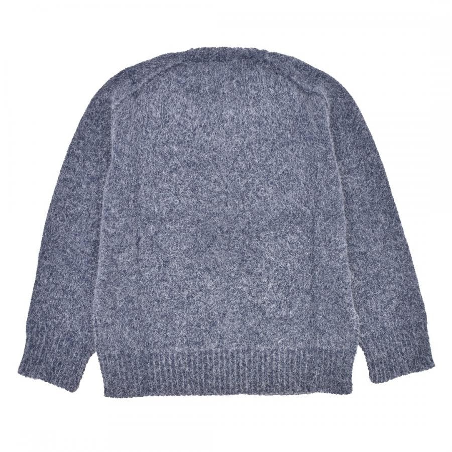 Raf Simons oversized jersey hammersleeves roundneck NAVY S