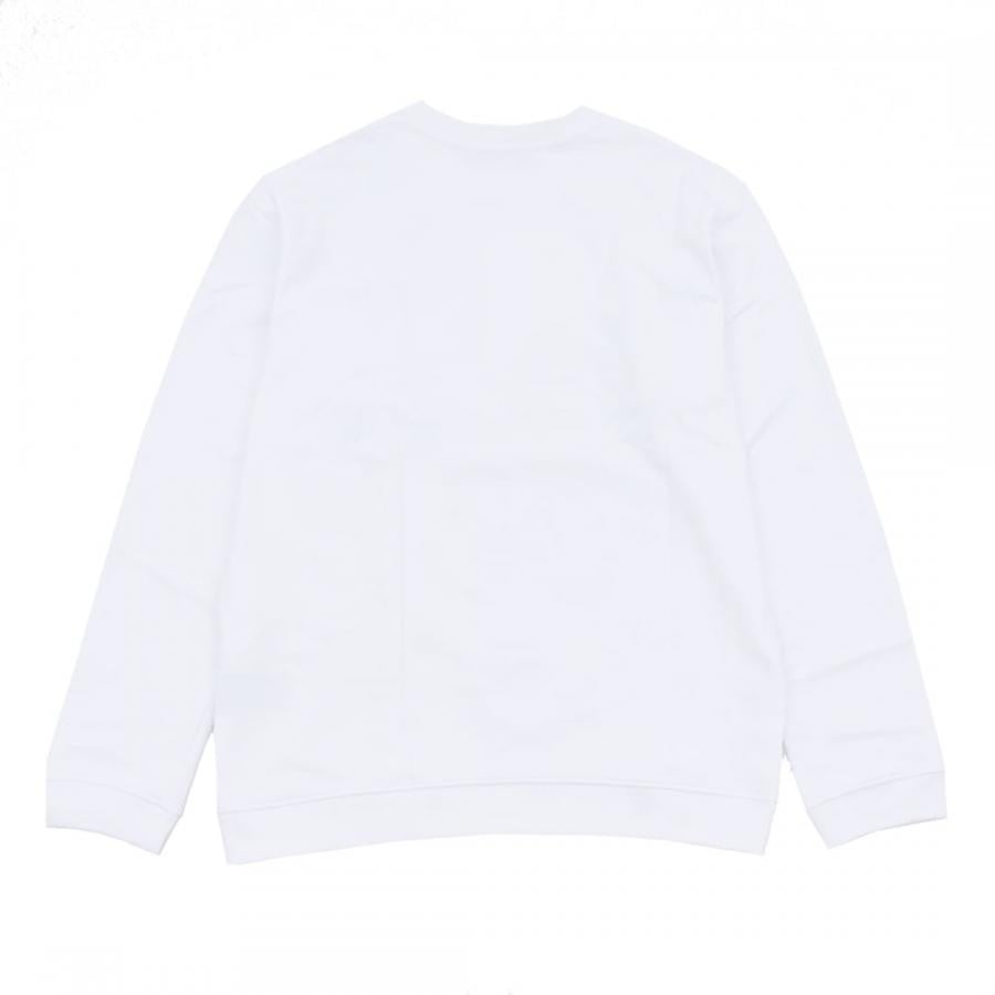 Raf Simons Crewneck sweater with portrait collage WHITE L