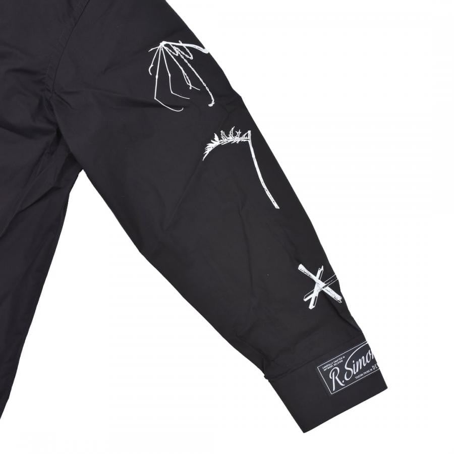 Raf Simons Gothic big fit shirt BLACK BLACK 48