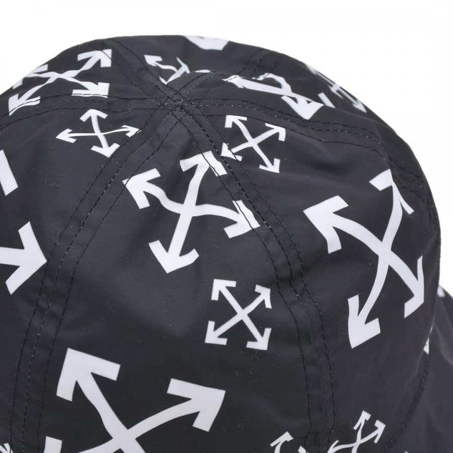 【OFF-WHITE】MULTI ARROWS BUCKET HAT (BLACK/WHITE)