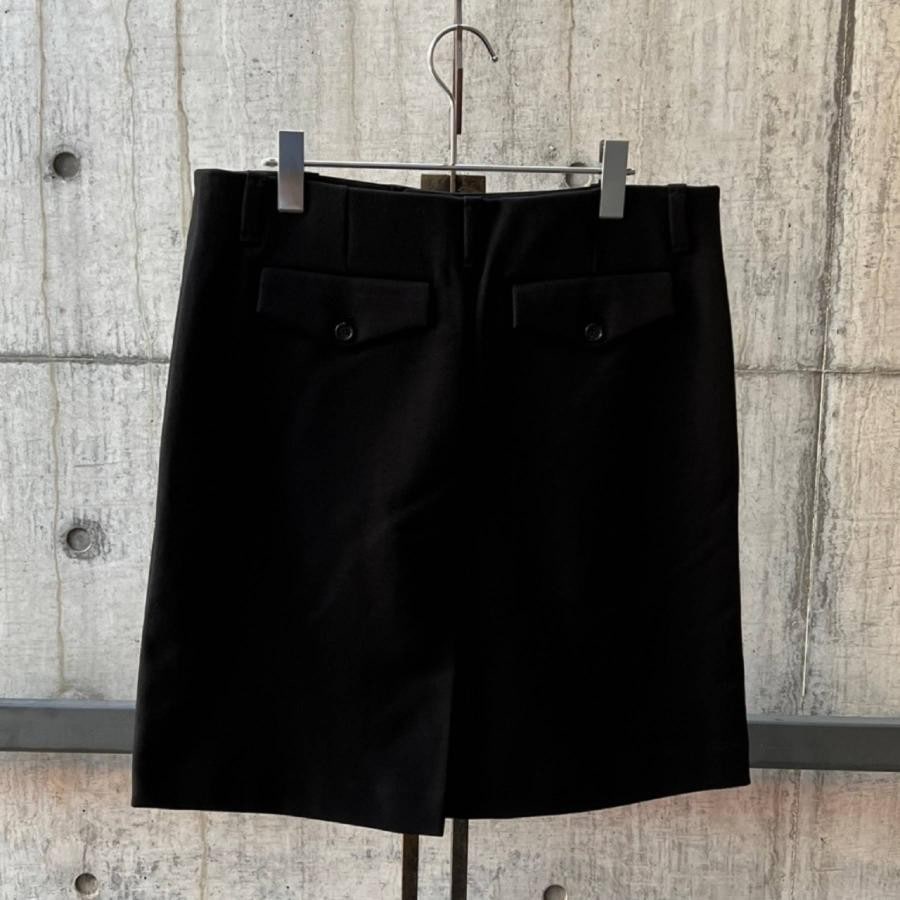 RAF SIMONS Skirt with single pleat Grimcrawler BLACK BLACK 46