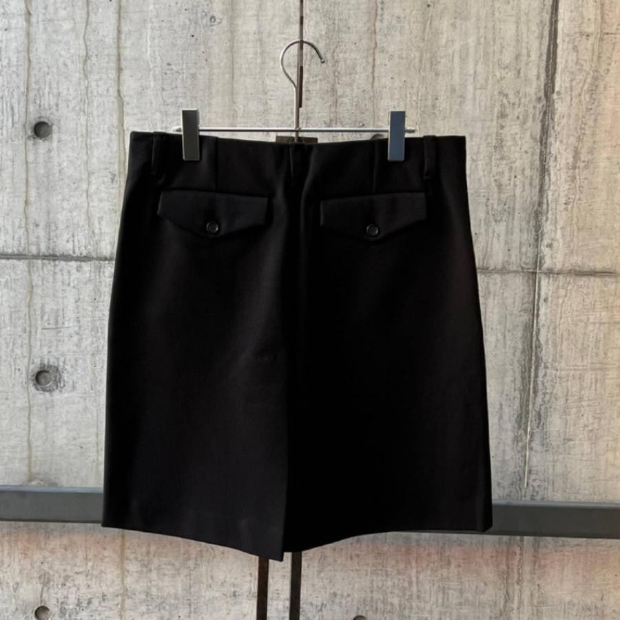 RAF SIMONS Skirt with single pleat Solemn-X BLACK(46 BLACK)｜ AYIN 