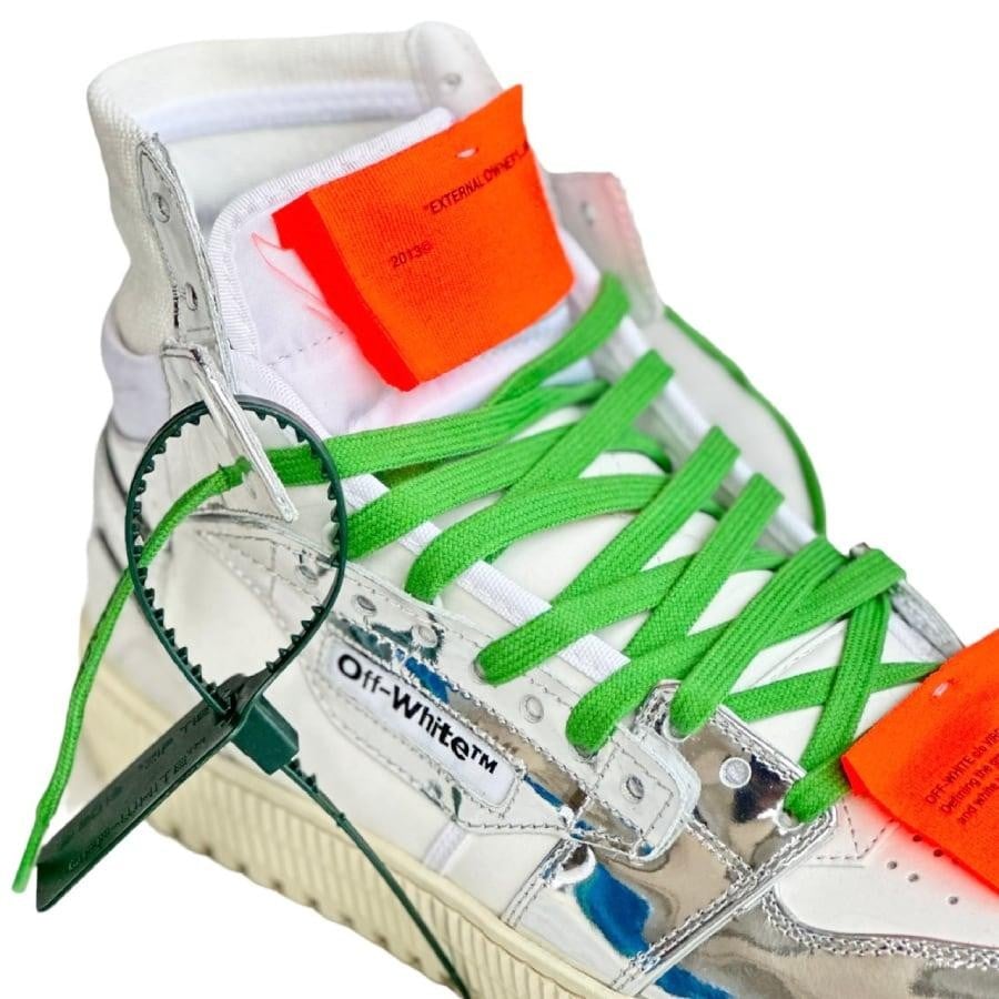 OFF-WHITE】3.0 OFF COURT SPECIAL MIRROR (WHITE/SILVER)(42 OFF-WHITE】3.0 OFF COURT SPECIAL MIRROR (WHITE/SILVER)(42