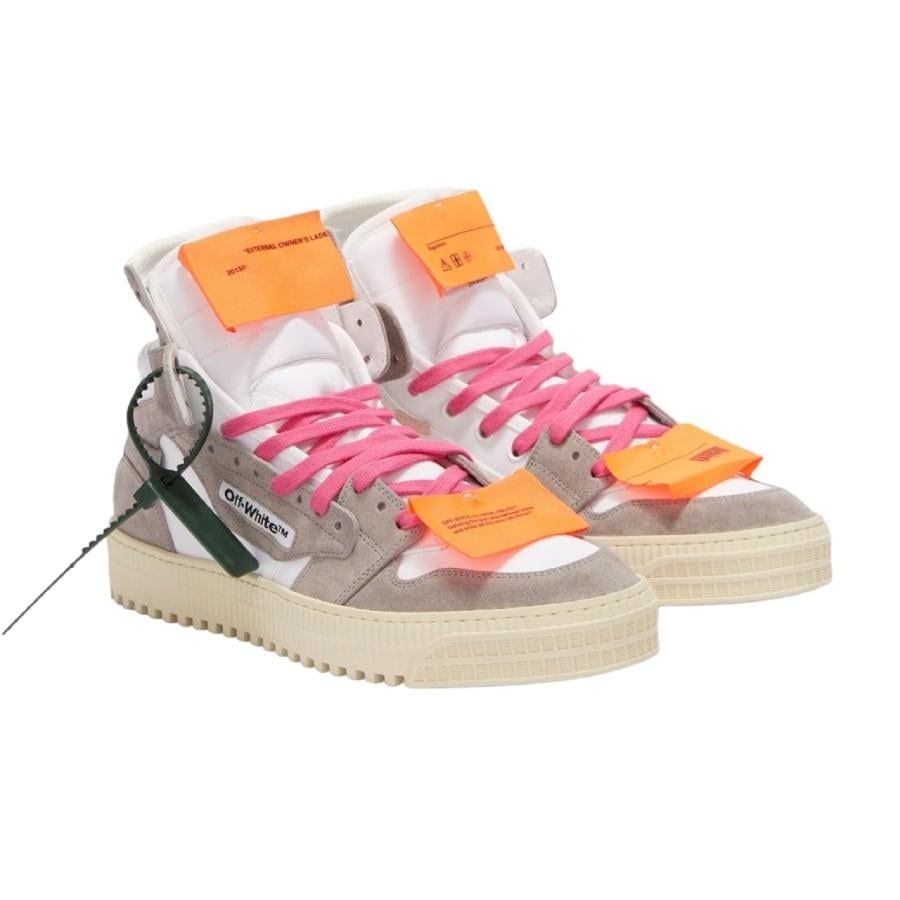 【OFF-WHITE】3.0 OFF COURT SUEDE/CANVAS (WHITE/GREY) WHITE/GREY 43