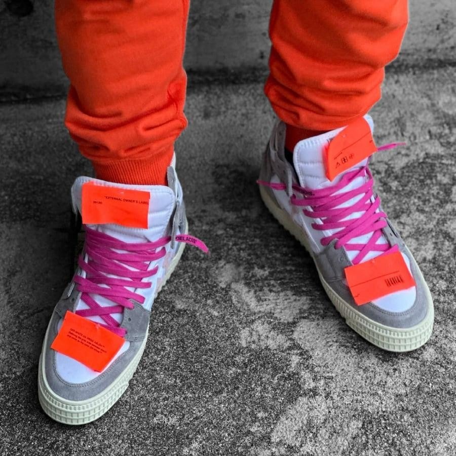 【OFF-WHITE】3.0 OFF COURT SUEDE/CANVAS (WHITE/GREY) WHITE/GREY 43