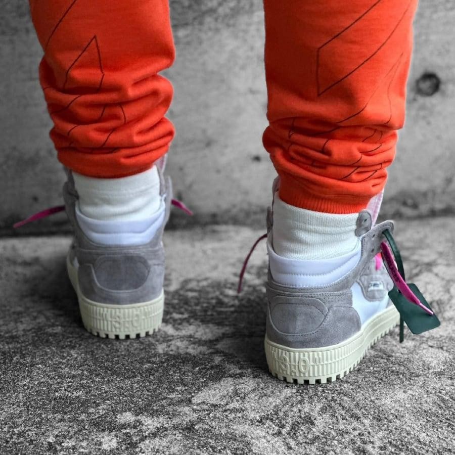 【OFF-WHITE】3.0 OFF COURT SUEDE/CANVAS (WHITE/GREY) WHITE/GREY 43
