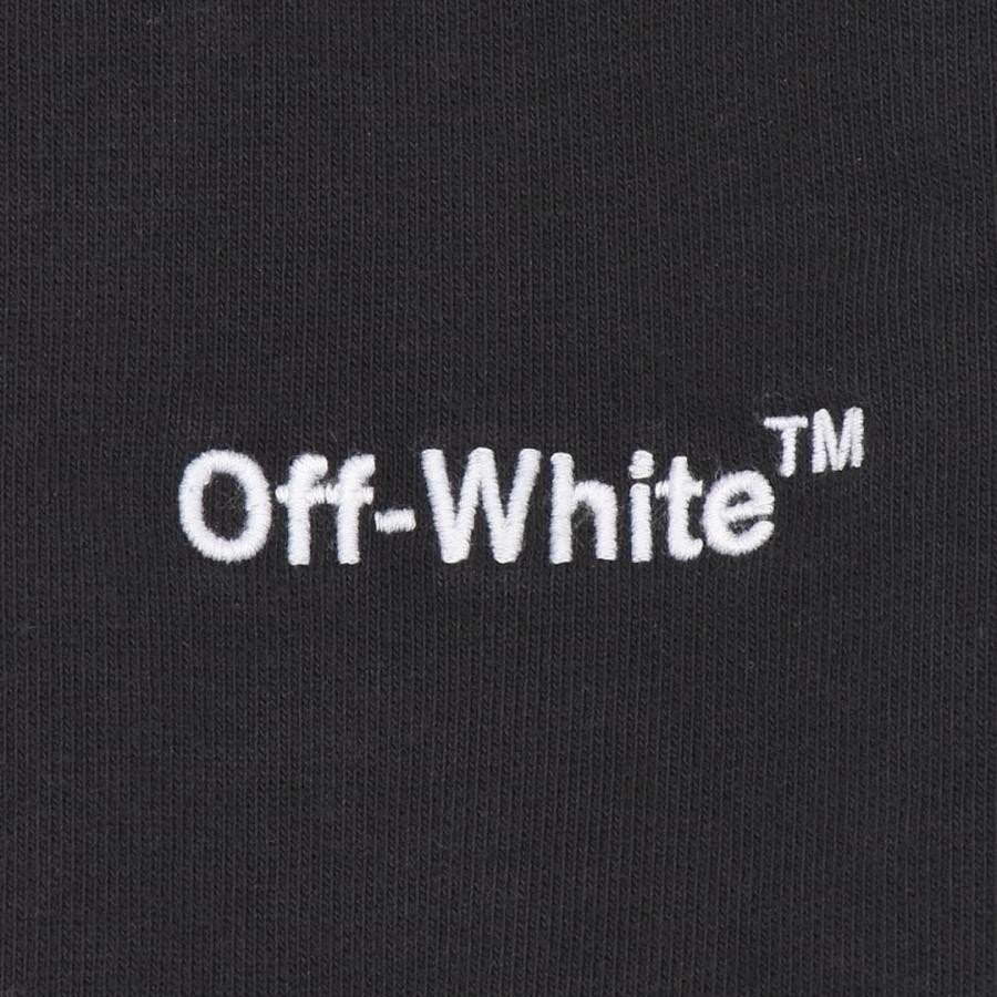 【OFF-WHITE】FOR ALL SLIM CREWNECK (BLACK/WHITE) BLACK/WHITE XL