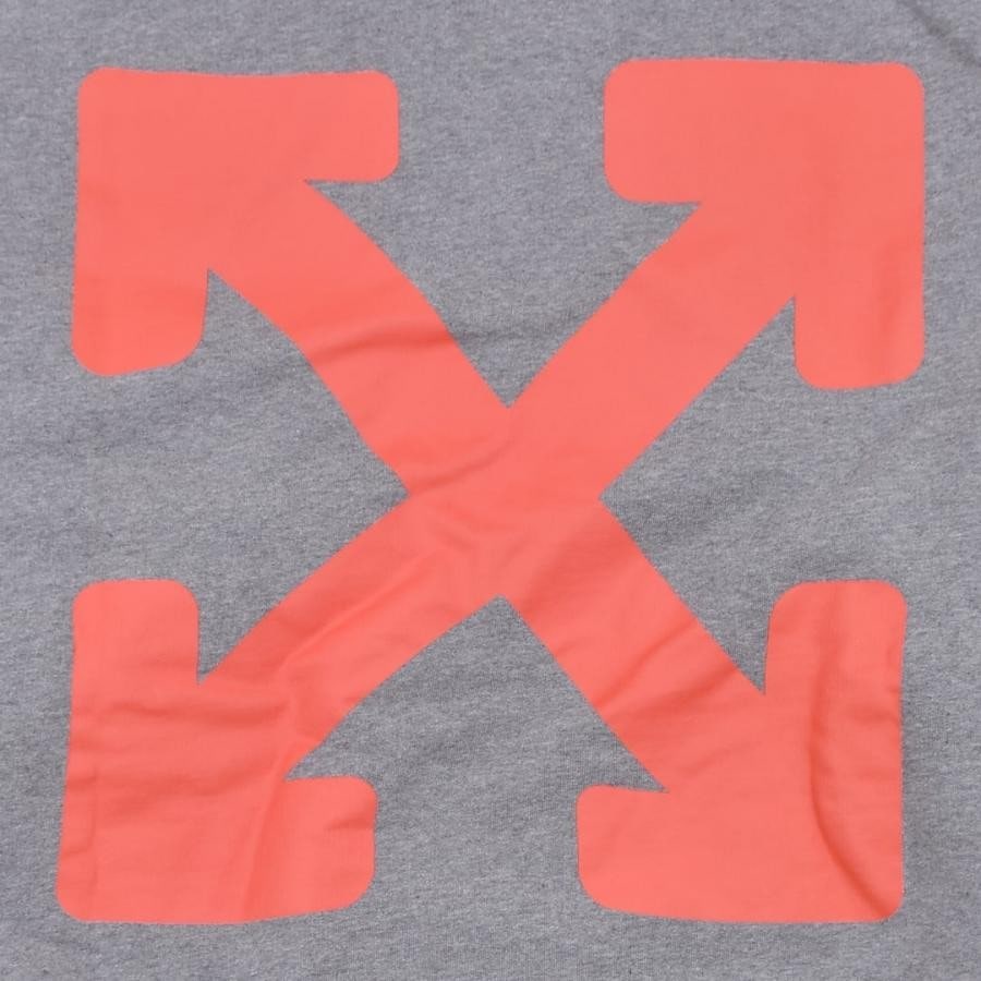 【OFF-WHITE】EMOTION ARROW SKATE HOODIE (GREY) GREY L