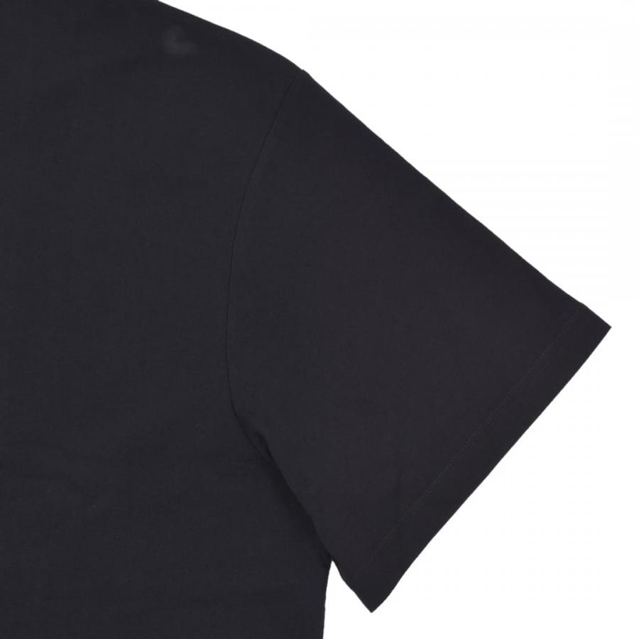 【RAF SIMONS】Oversized T-shirt festival fools print on front(BLACK) BLACK S